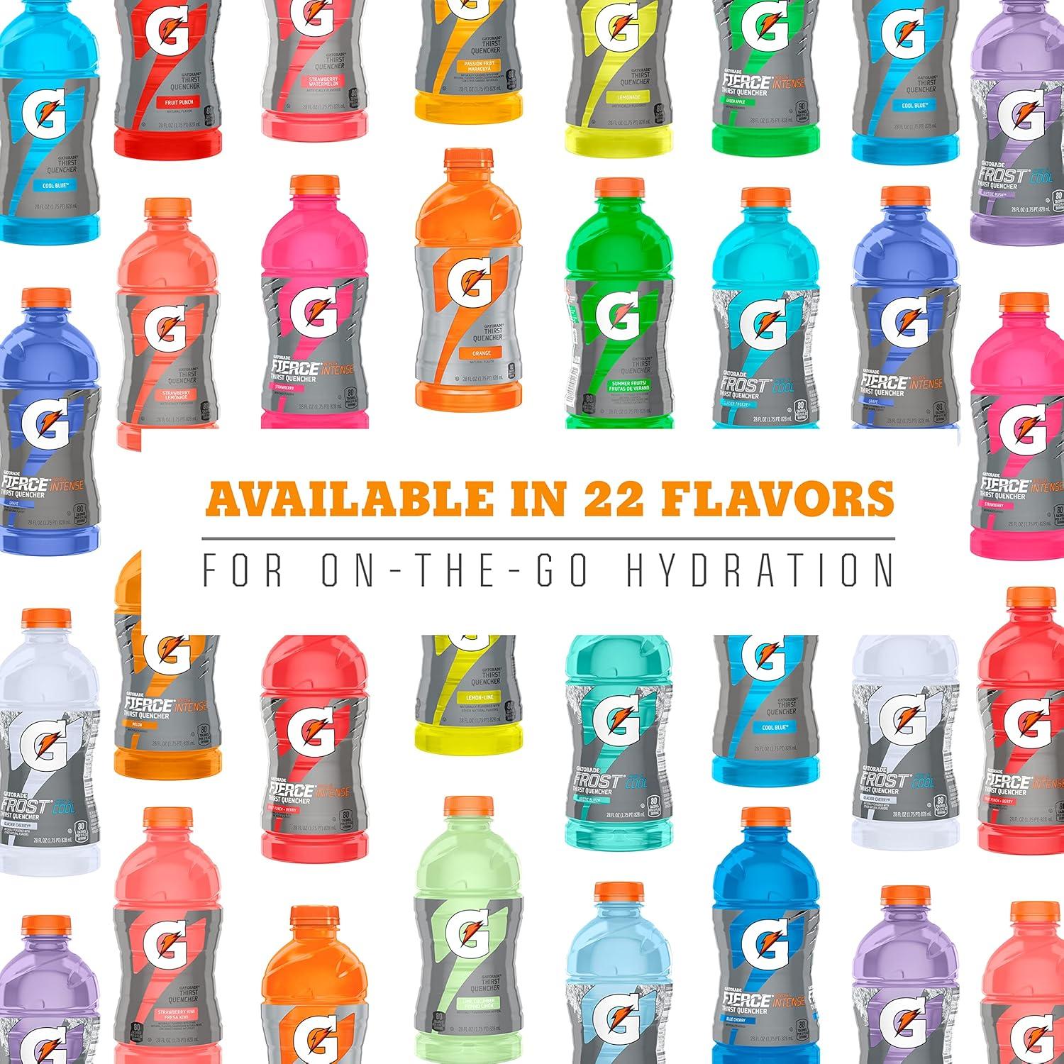 imageGatorade Original Thirst Quencher 3Flavor Frost Variety Pack 20 Fl Ounce Pack of 12Frost Variety Pack