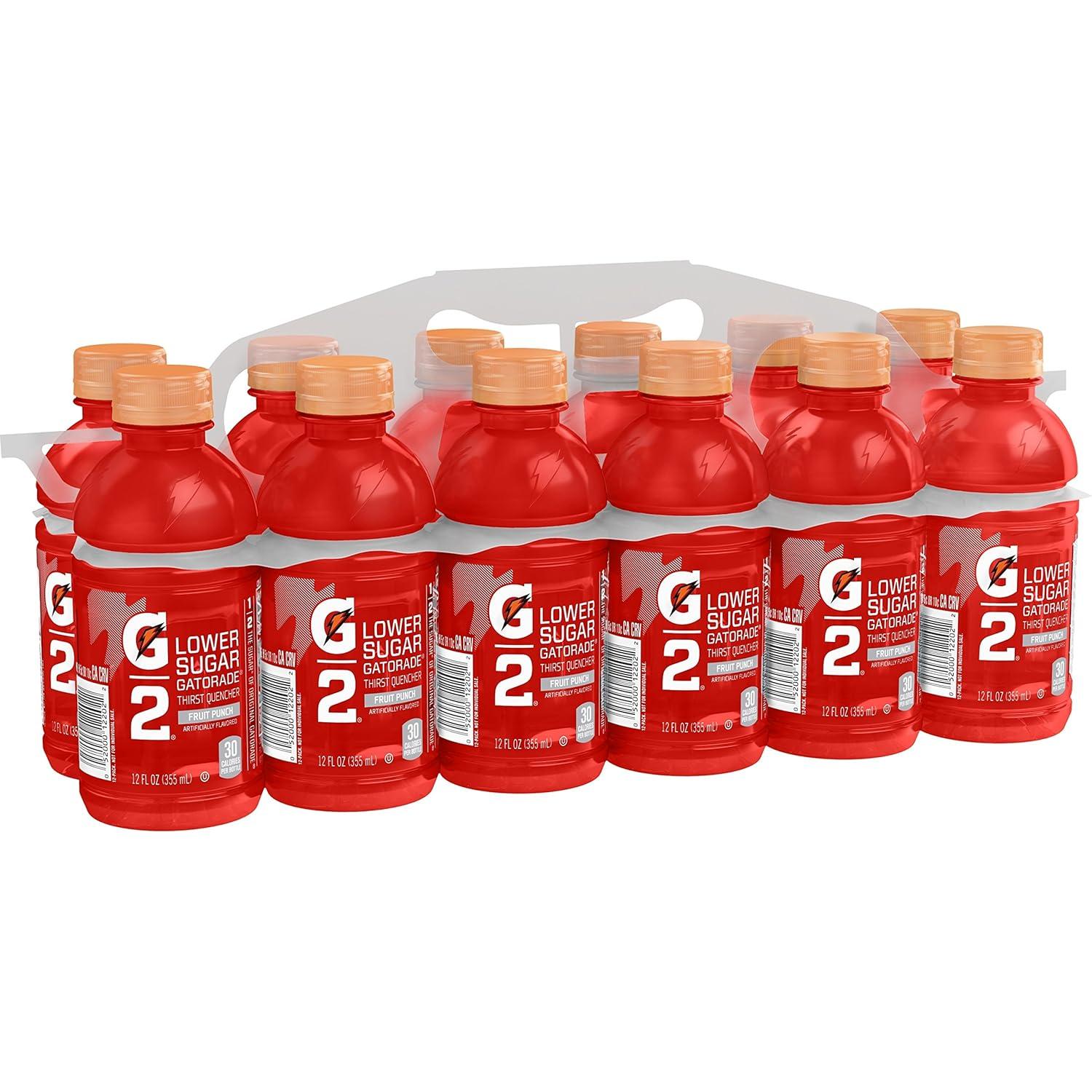 imageGatorade Thirst Quencher LemonLime 12 Fl Oz Pack of 12G2 Fruit Punch