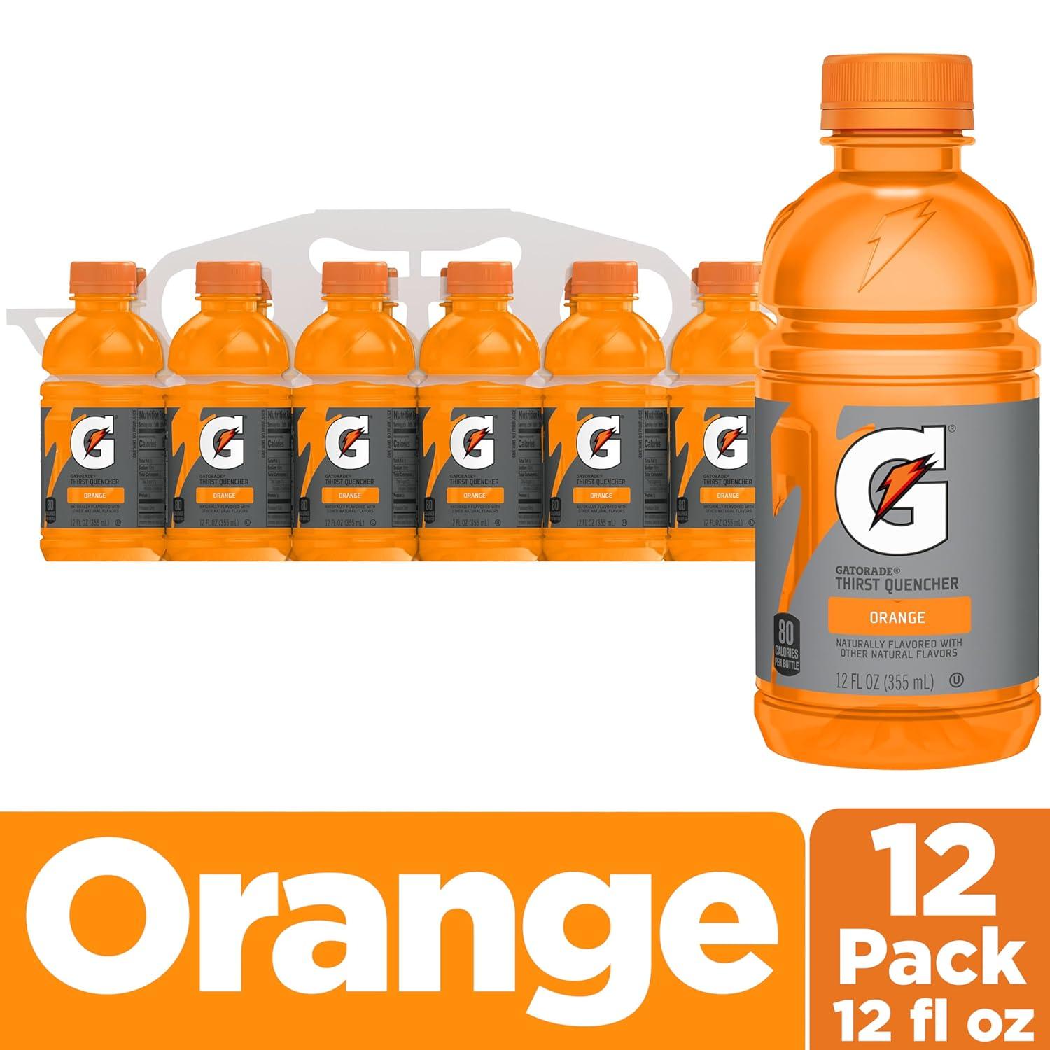 imageGatorade Thirst Quencher LemonLime 12 Fl Oz Pack of 12Orange
