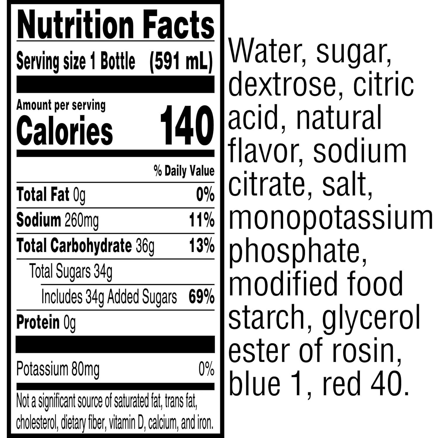 imageGatorade Thirst Quencher Orange 20 Fl Oz Pack of 8Fierce Grape