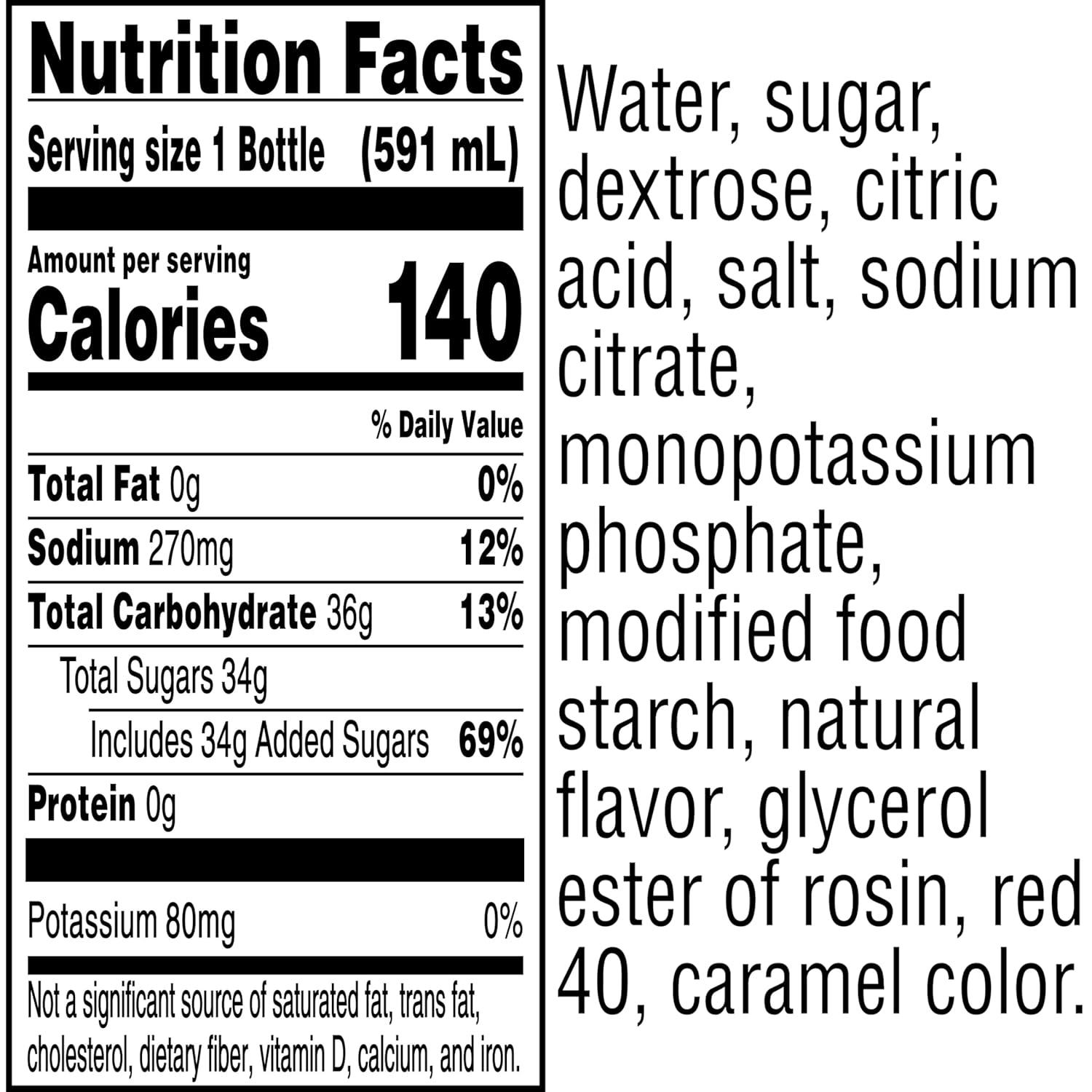 imageGatorade Thirst Quencher Orange 20 Fl Oz Pack of 8Fruit Punch