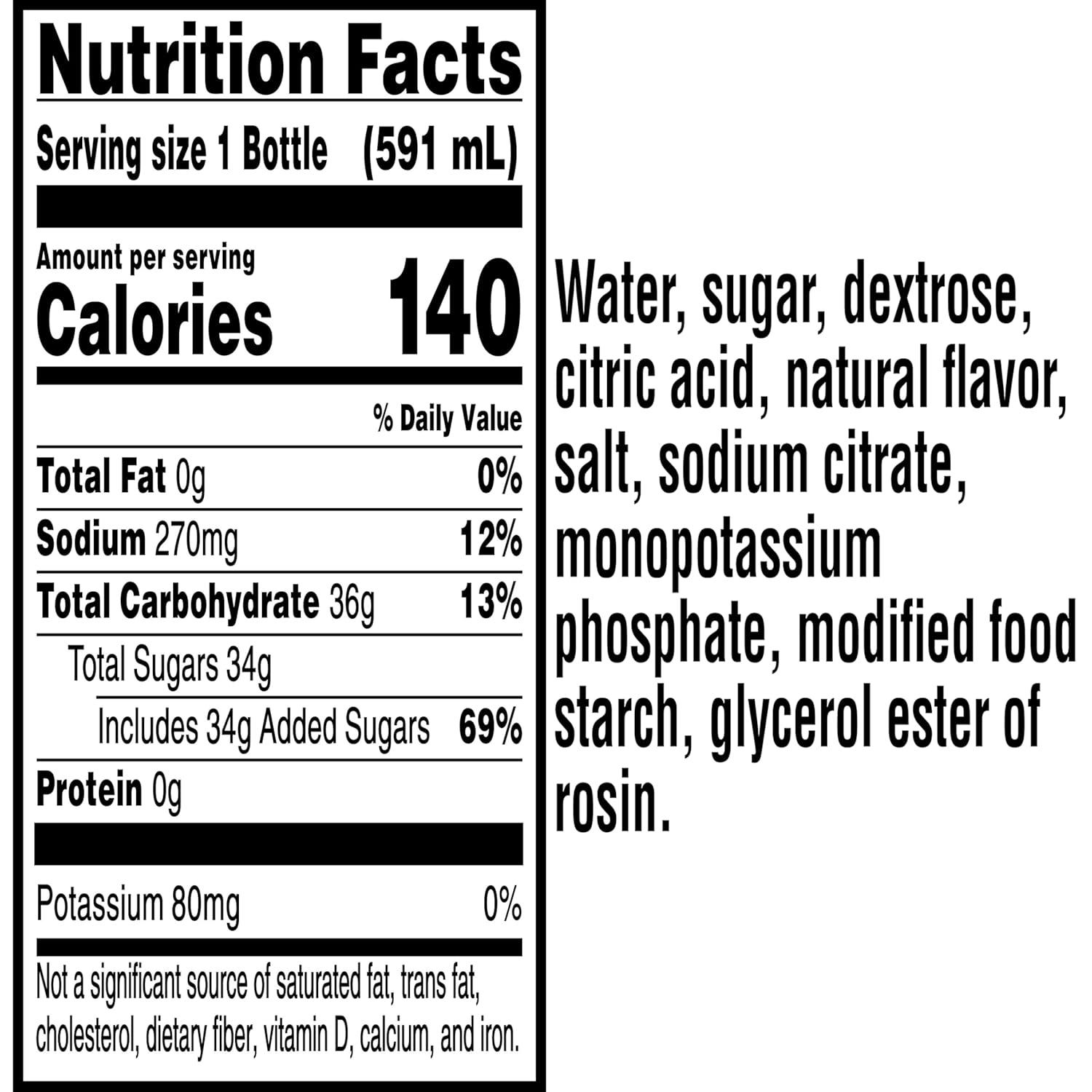 imageGatorade Thirst Quencher Orange 20 Fl Oz Pack of 8Glacier Cherry