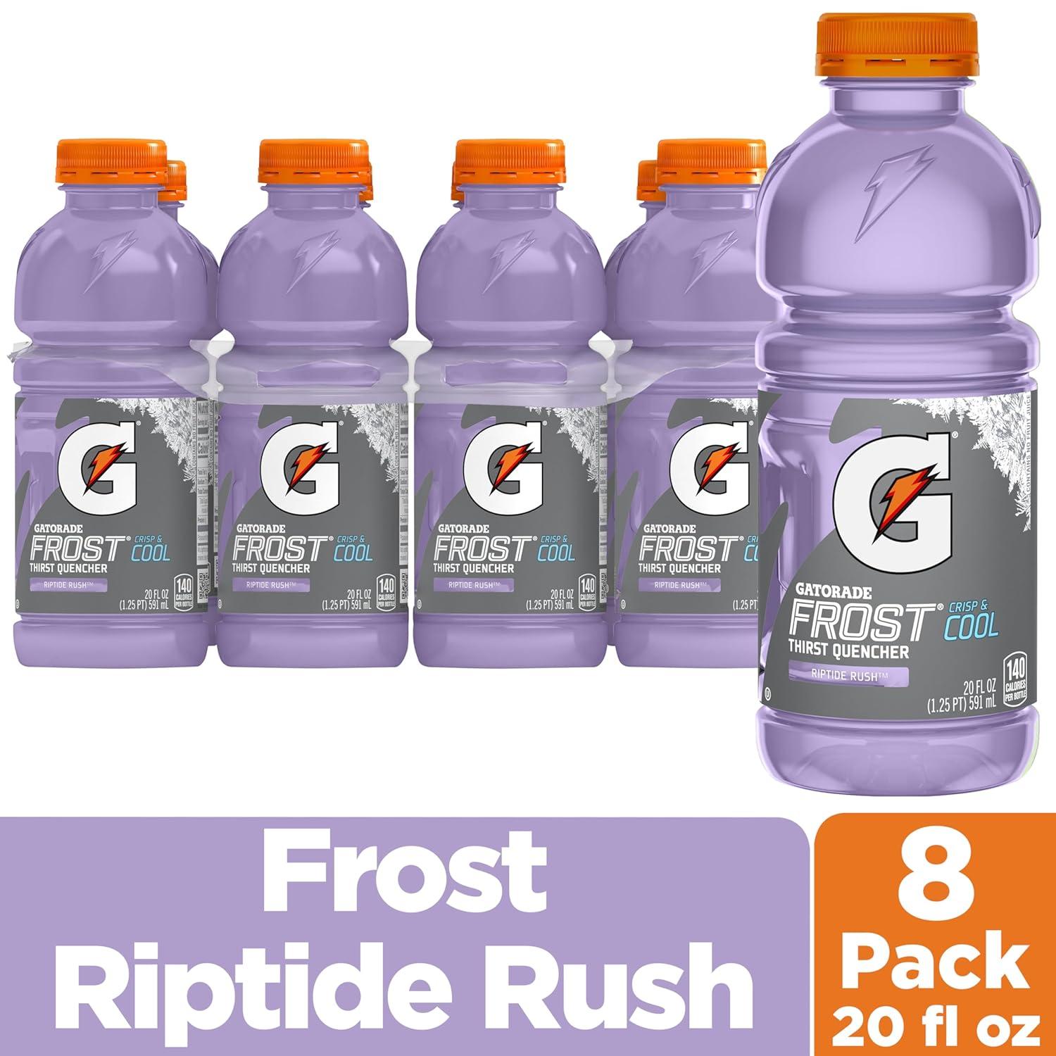 imageGatorade Thirst Quencher Orange 20 Fl Oz Pack of 8Riptide Rush