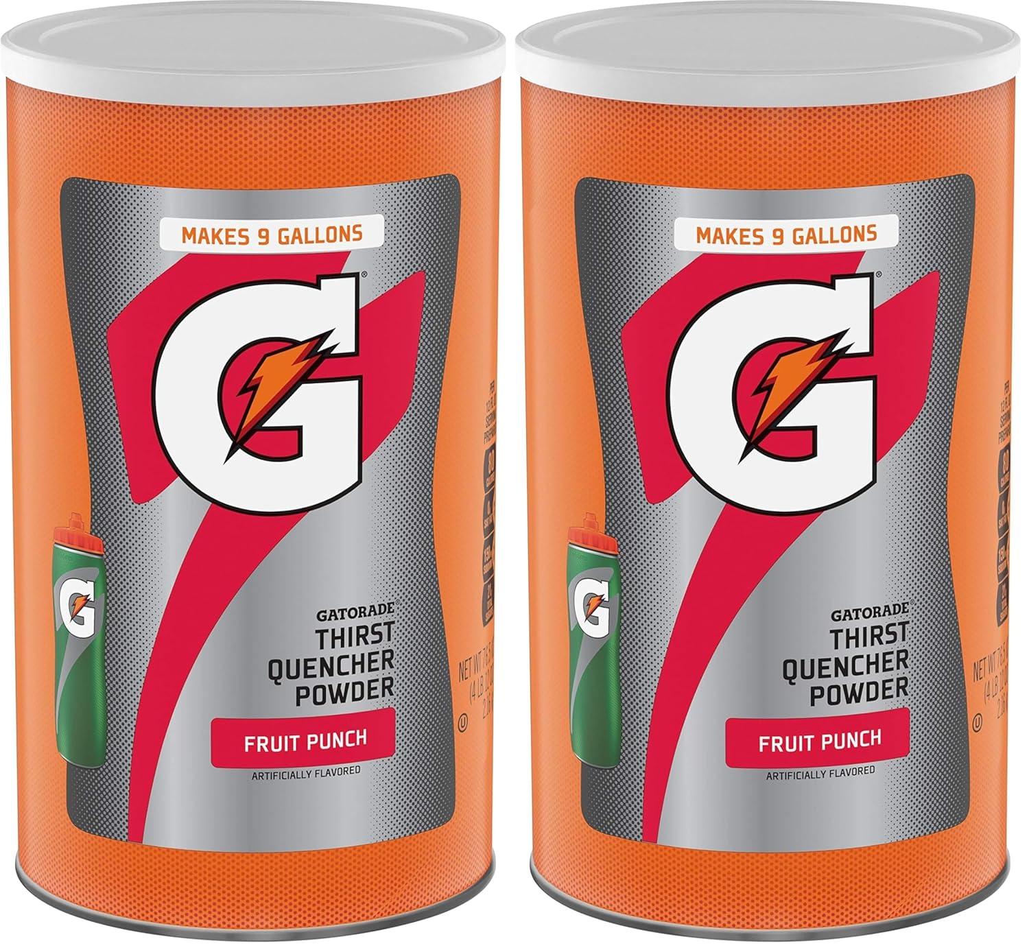 imageGatorade Thirst Quencher Powder Lemon Lime 765 OuncePack of 1Fruit Punch