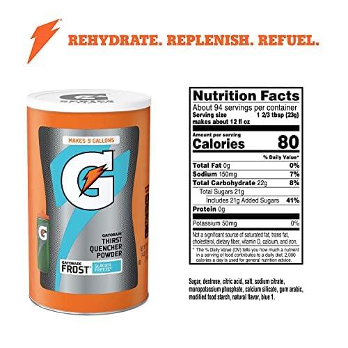 imageGatorade Thirst Quencher Powder Lemon Lime 765 OuncePack of 1Glacier Freeze
