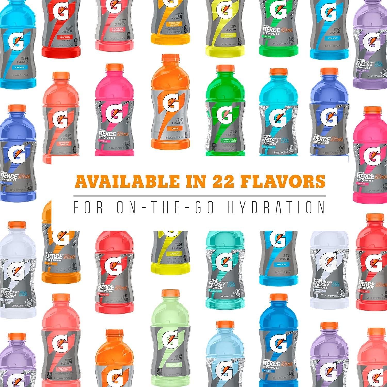 imageGatorade Thirst Quencher Sports Drink Variety Pack 12 Fl Oz Pack of 18Grape Variety