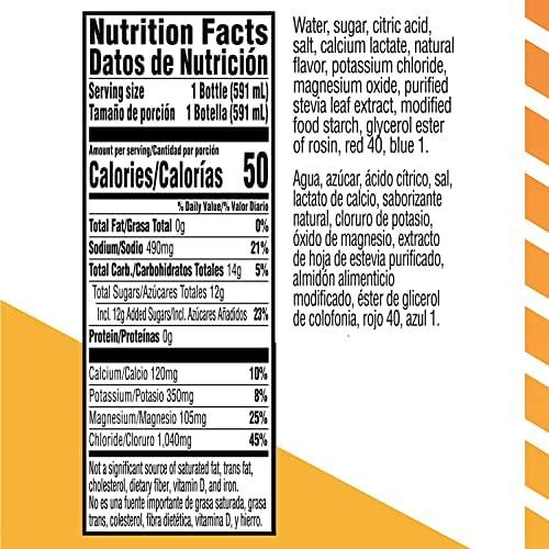 imageGatorlyte Rapid Rehydration Electrolyte Beverage Orange 20oz Bottles 12 PackMixedberry Berry