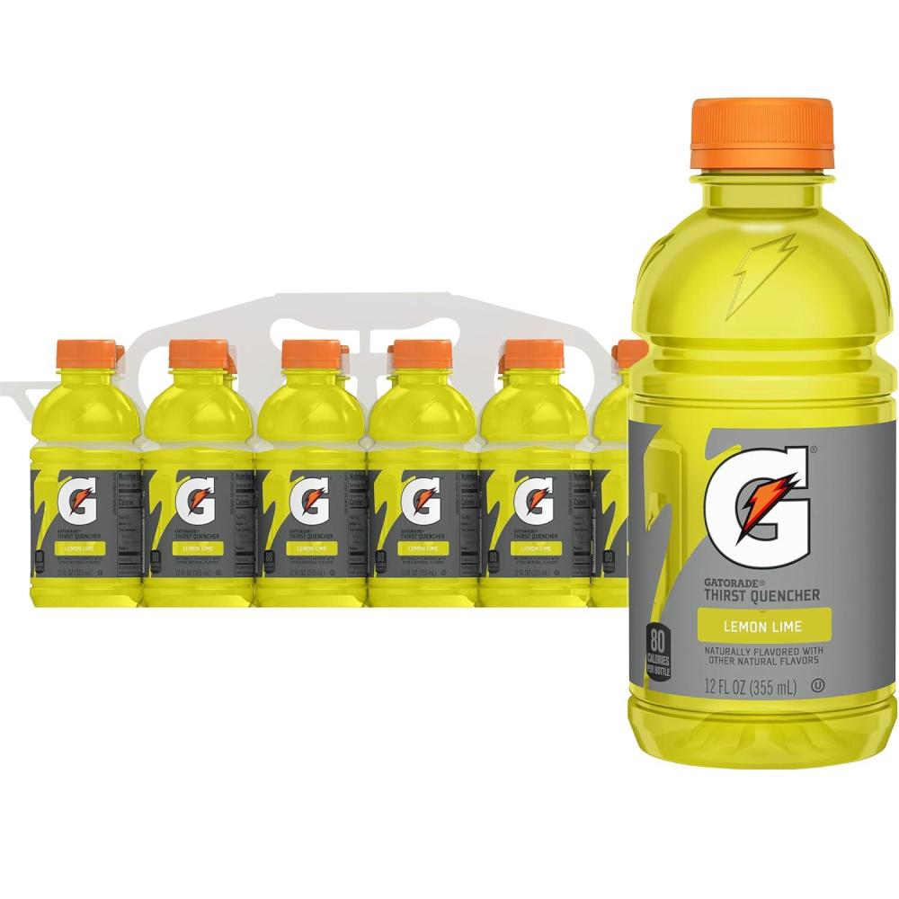 imageGatorade Thirst Quencher LemonLime 12 Fl Oz Pack of 12LemonLime