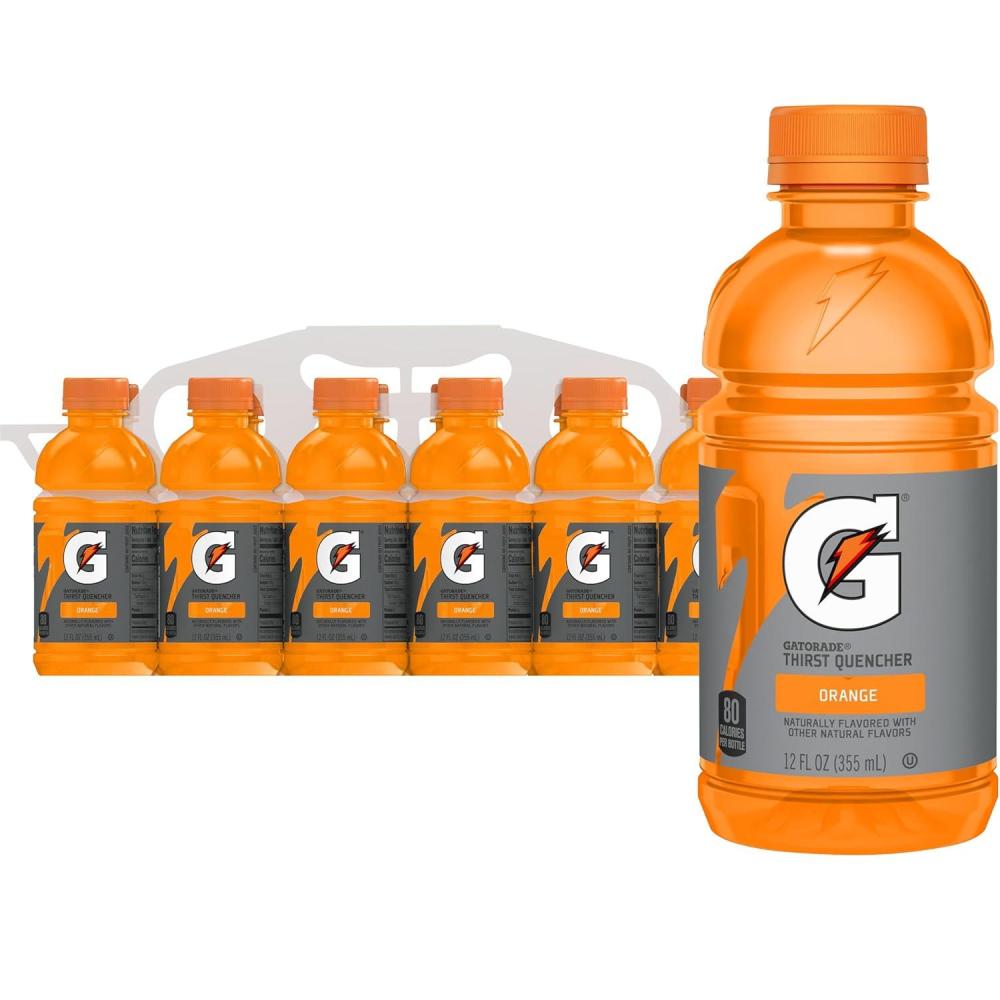 imageGatorade Thirst Quencher LemonLime 12 Fl Oz Pack of 12Orange