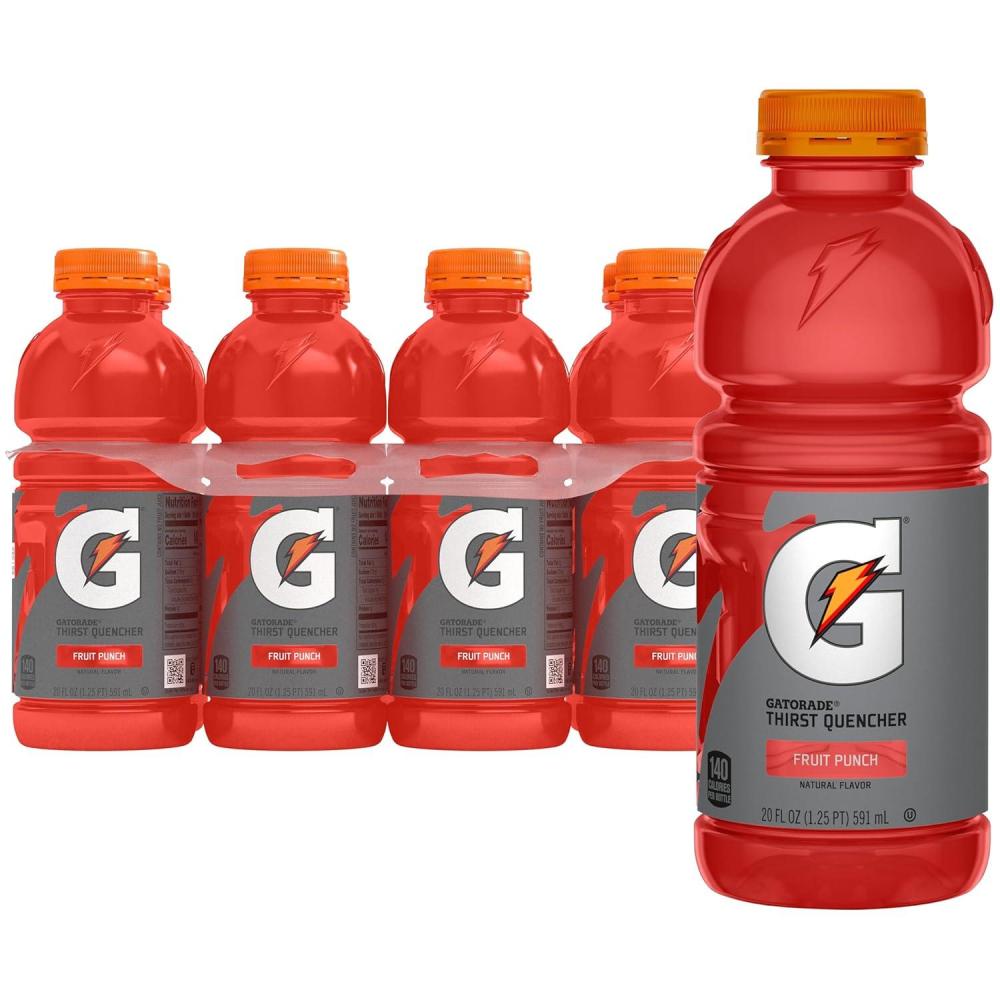 imageGatorade Thirst Quencher Orange 20 Fl Oz Pack of 8Fruit Punch