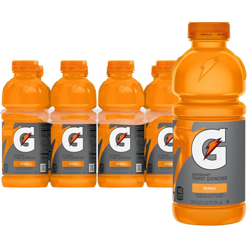 imageGatorade Thirst Quencher Orange 20 Fl Oz Pack of 8Orange
