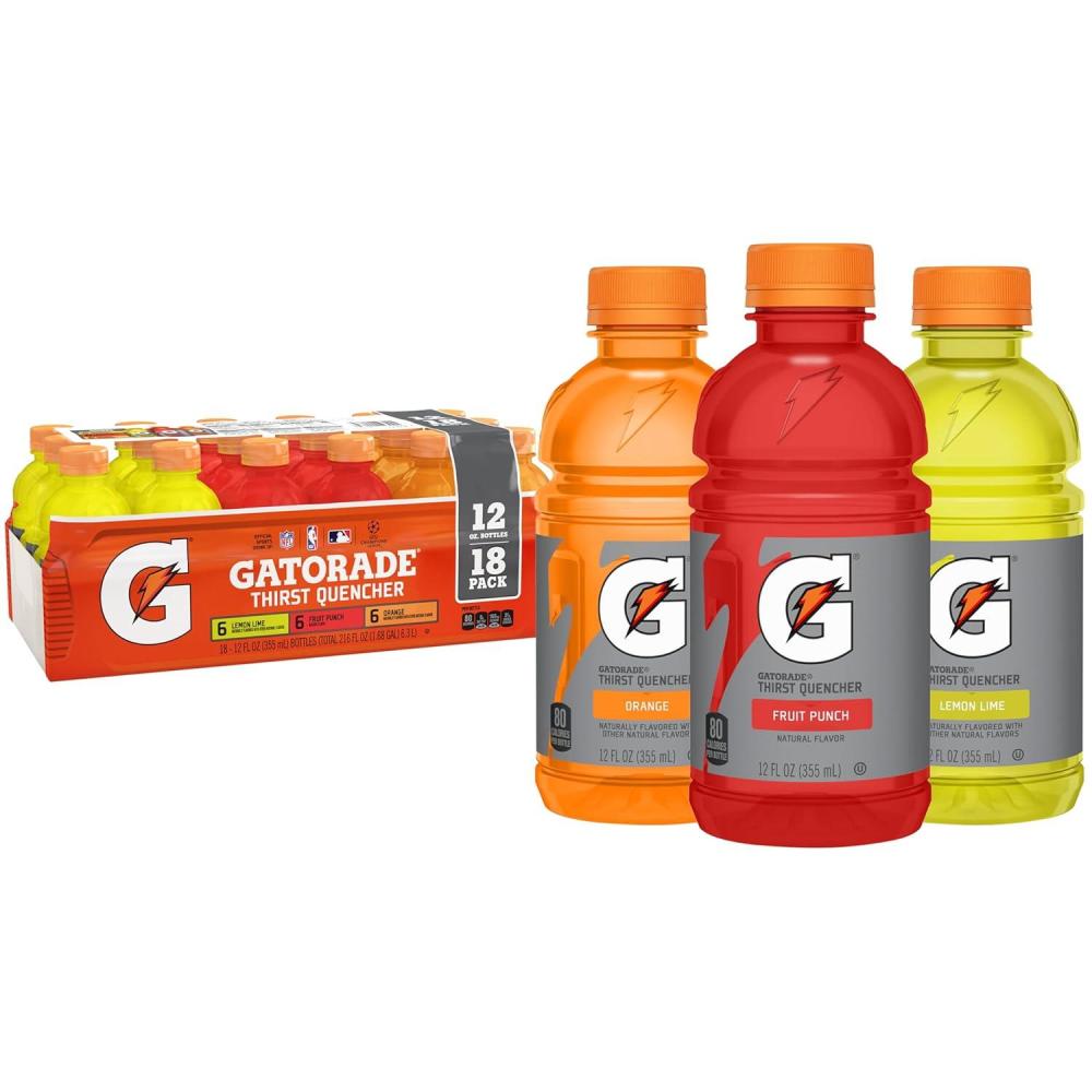 imageGatorade Thirst Quencher Sports Drink Variety Pack 12 Fl Oz Pack of 18Classic Variety