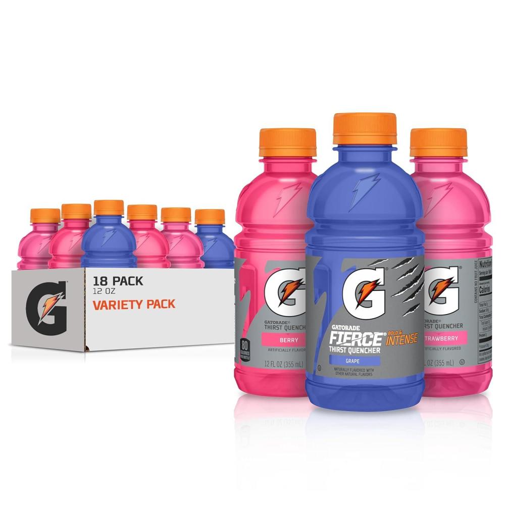 imageGatorade Thirst Quencher Sports Drink Variety Pack 12 Fl Oz Pack of 18Grape Variety