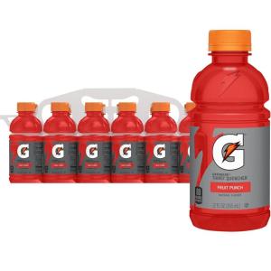 Gatorade Thirst Quencher, Lemon-Lime, 12 Fl Oz (Pack of 12)(Fruit Punch)