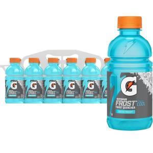 Gatorade Thirst Quencher, Lemon-Lime, 12 Fl Oz (Pack of 12)(Glacier Freeze)
