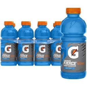 Gatorade Thirst Quencher, Orange, 20 Fl Oz (Pack of 8)(Fierce Blue Cherry)