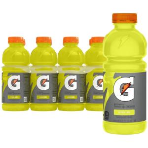 Gatorade Thirst Quencher, Orange, 20 Fl Oz (Pack of 8)(Lemon Lime)