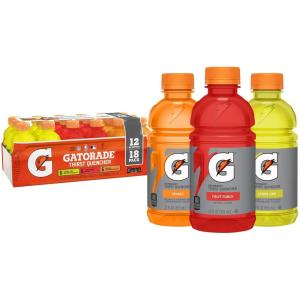 Gatorade Thirst Quencher Sports Drink, Variety Pack, 12 Fl Oz (Pack of 18)(Classic Variety)