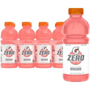 Gatorade Zero Sugar Thirst Quencher Sports Drinks, Lemon-Lime, 20 Ounce Bottles (Pack of 8)(Zero Sugar – Strawberry Kiwi)