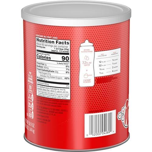 imageG ESSNTL Organic Gatorade Thirst Quencher Powder Strawberry 509 oz Canister Pack of 3Strawberry Organic