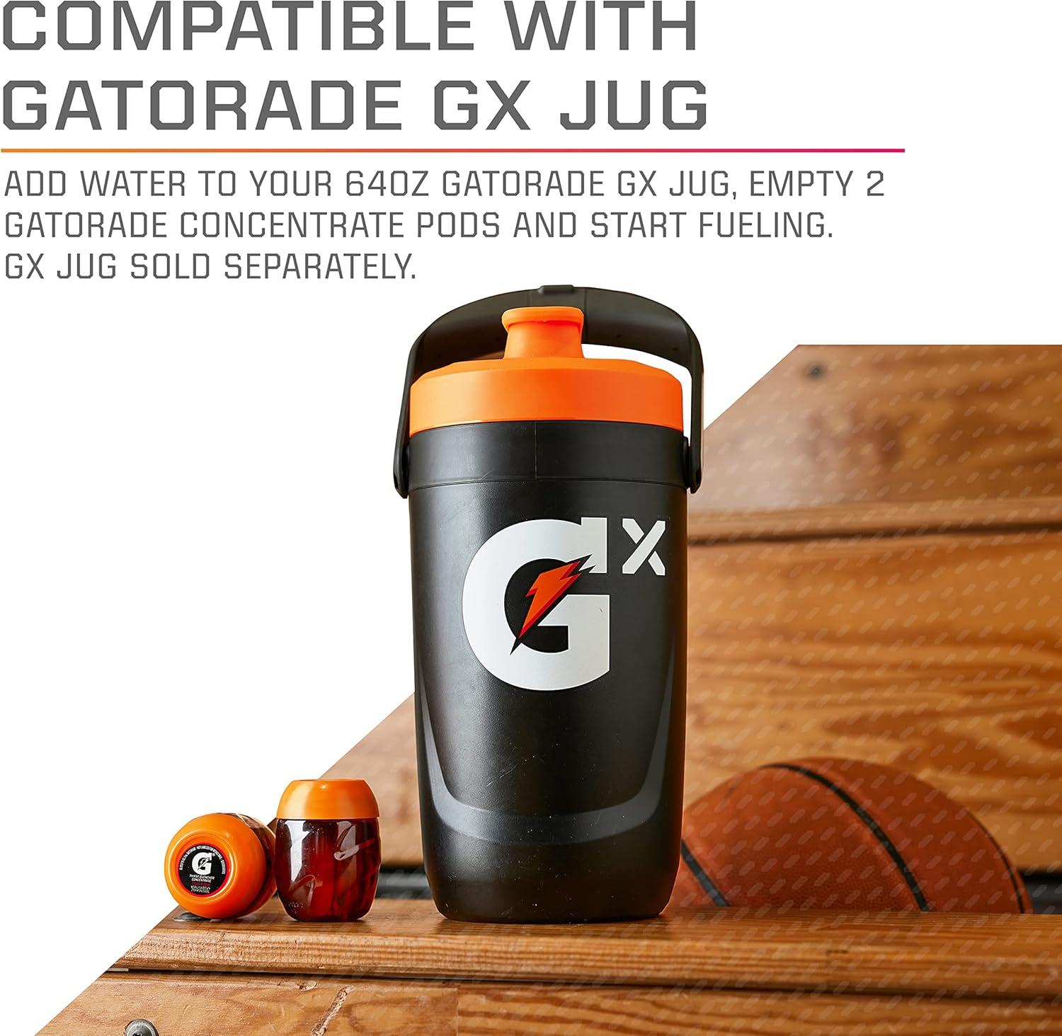 imageGatorade Gx Hydration System NonSlip Gx Squeeze Bottles Or Gx Sports Drink Concentrate Pods 4 Count Pack of 4