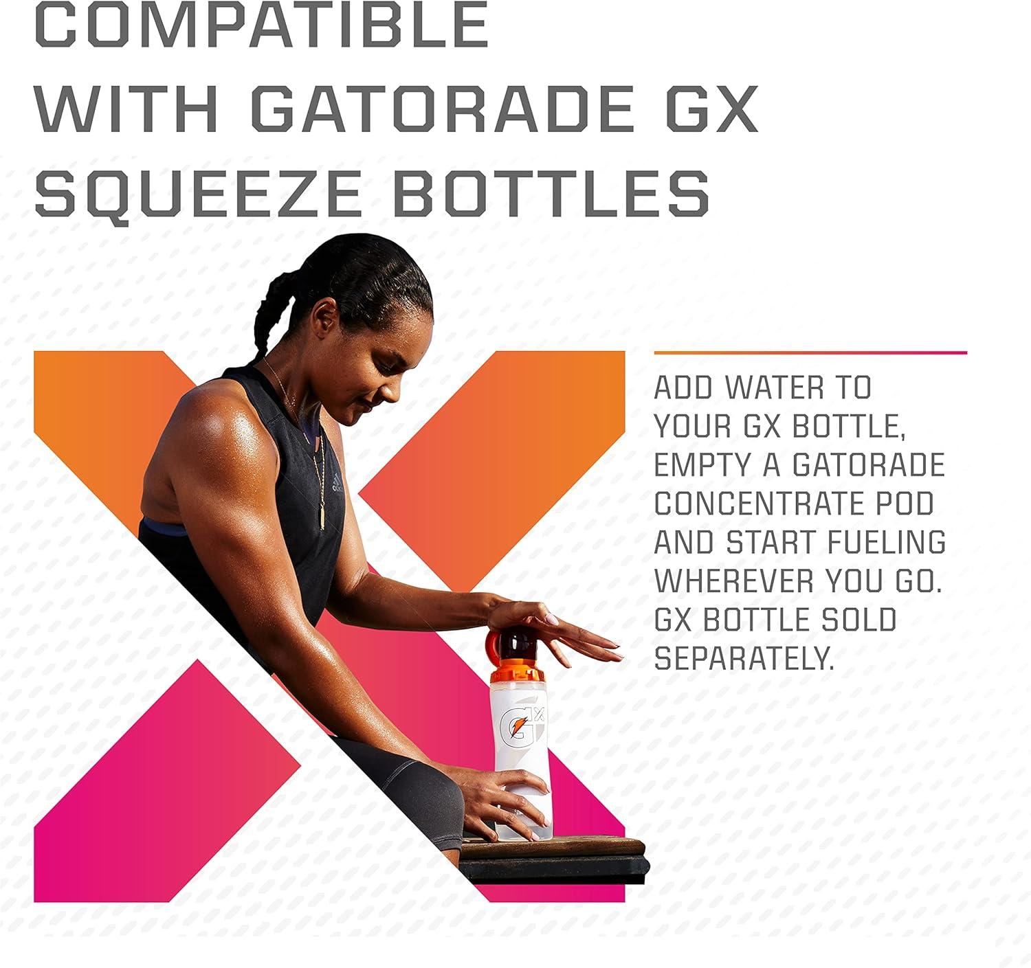 imageGatorade Gx Hydration System NonSlip Gx Squeeze Bottles Or Gx Sports Drink Concentrate Pods