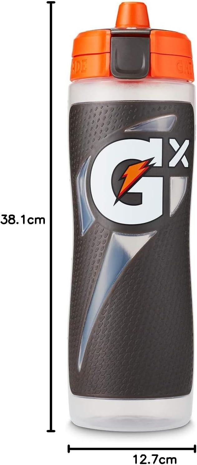 imageGatorade Gx Hydration System NonSlip Gx Squeeze Bottles ampamp Gx Sports Drink Concentrate PodsGrayGray