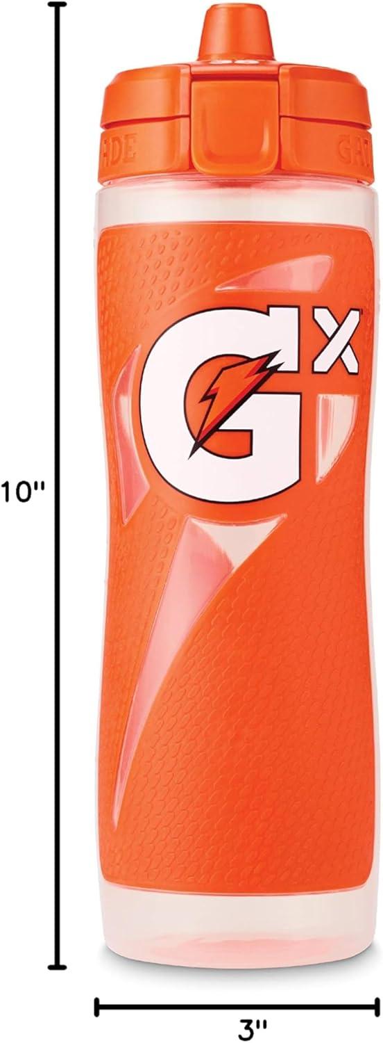 imageGatorade Gx Hydration System NonSlip Gx Squeeze Bottles ampamp Gx Sports Drink Concentrate PodsGrayOrange