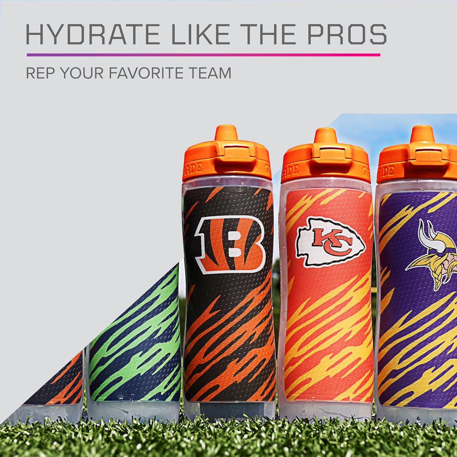imageGatorade Gx NFL NonSlip Squeeze Bottles Gx Hydration System ampamp Gx Sports Drink Concentrate PodsJacksonville Jaguars