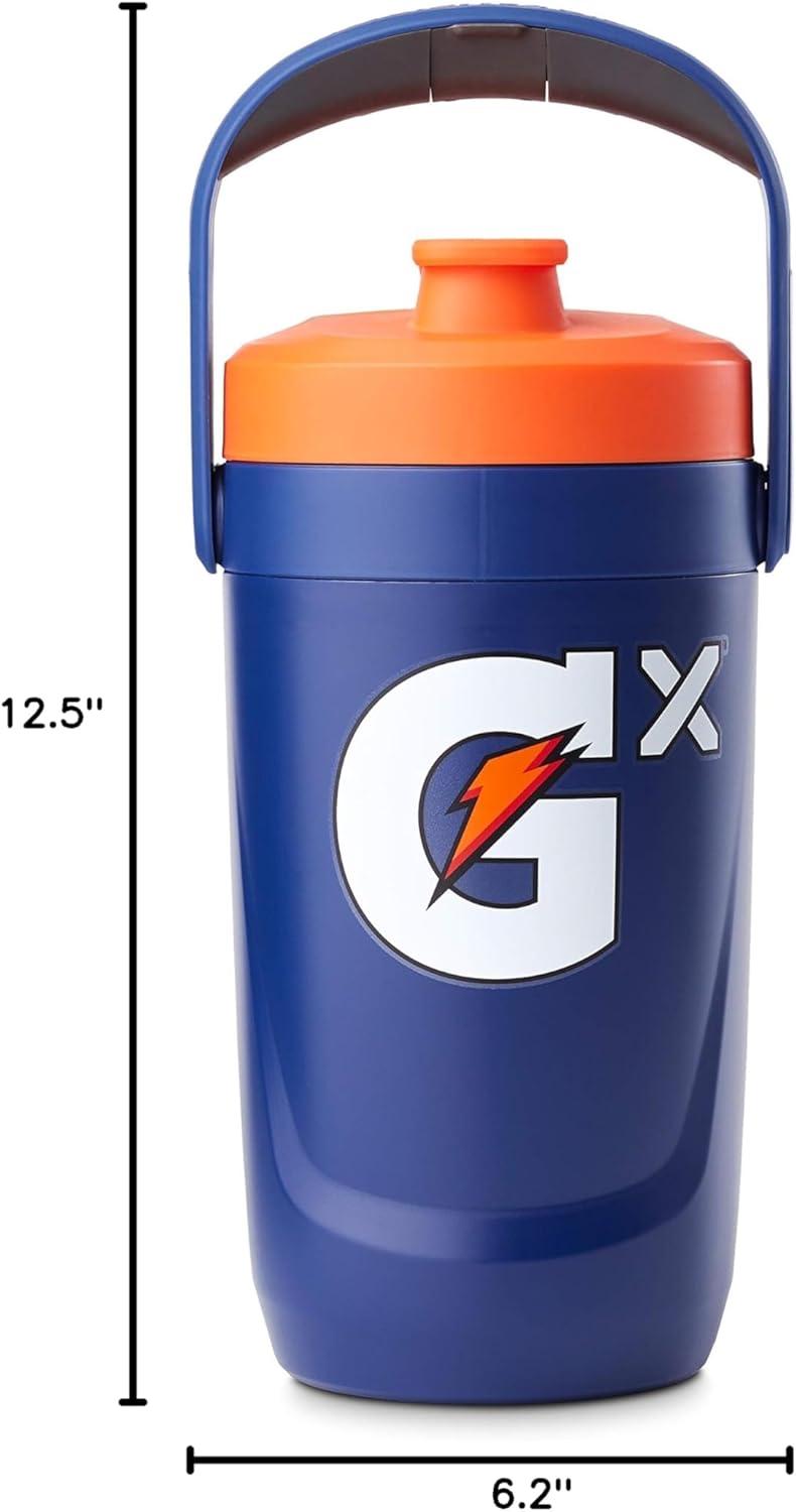 imageGatorade Gx Performance Jug 64oz Leakproof Non Slip Grip Great for Athletes NavyNavy