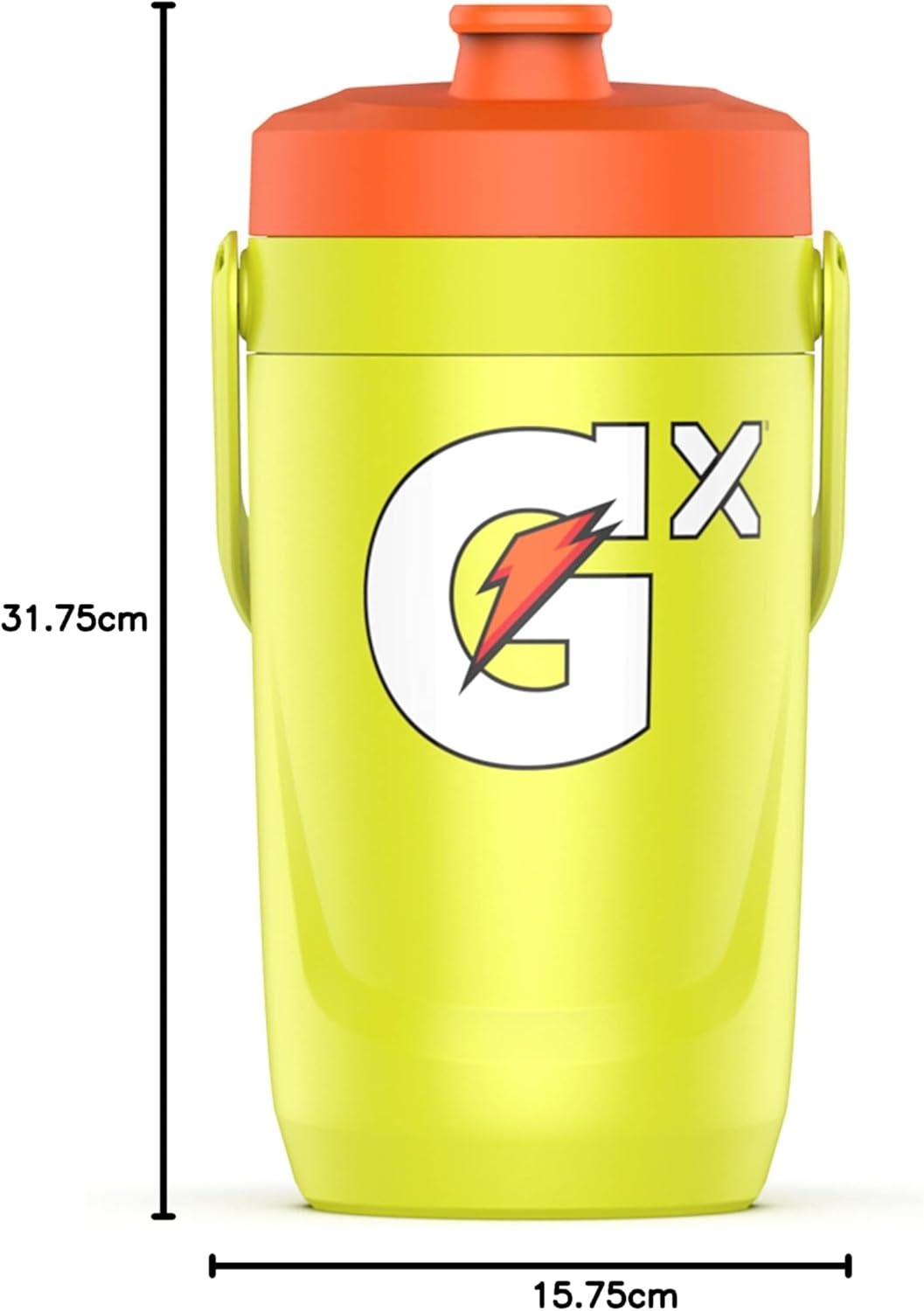 imageGatorade Gx Performance Jug 64oz Leakproof Non Slip Grip Great for Athletes NavyNeon Yellow
