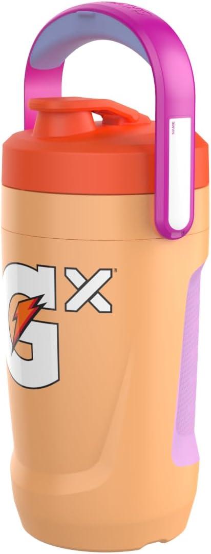 imageGatorade Gx Performance Jug 64oz Leakproof Non Slip Grip Great for Athletes NavyPeach