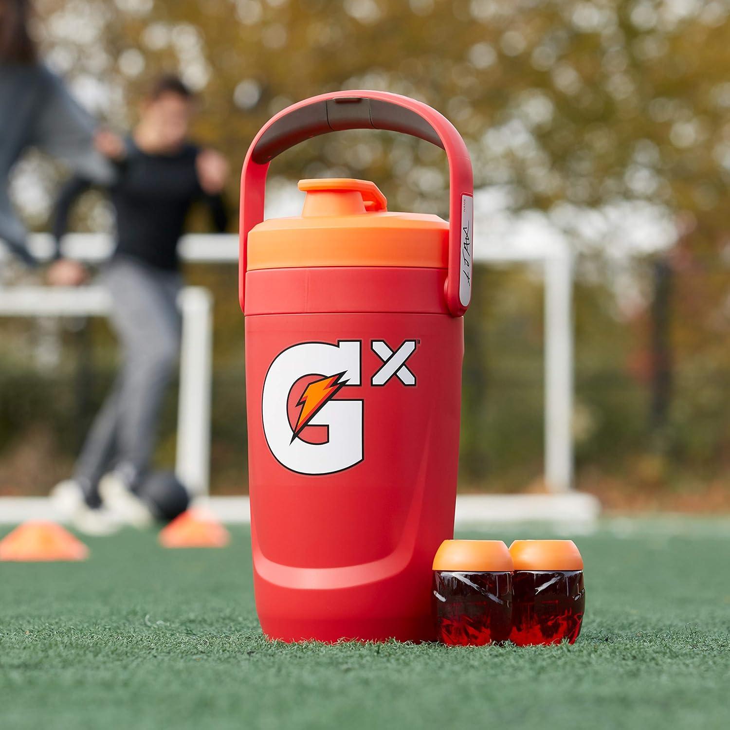 imageGatorade Gx Performance Jug 64oz Leakproof Non Slip Grip Great for Athletes NavyRed
