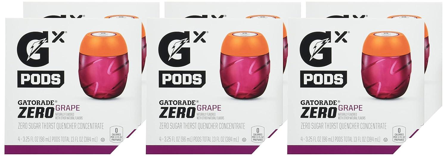 imageGatorade Gx Pods VP New 16ctGrape Zero Sugar