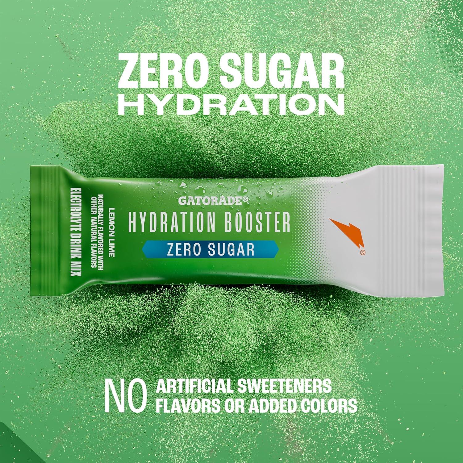 imageGatorade Hydration Booster Zero Sugar Passion Fruit Melon Pack of 6Lemon Lime