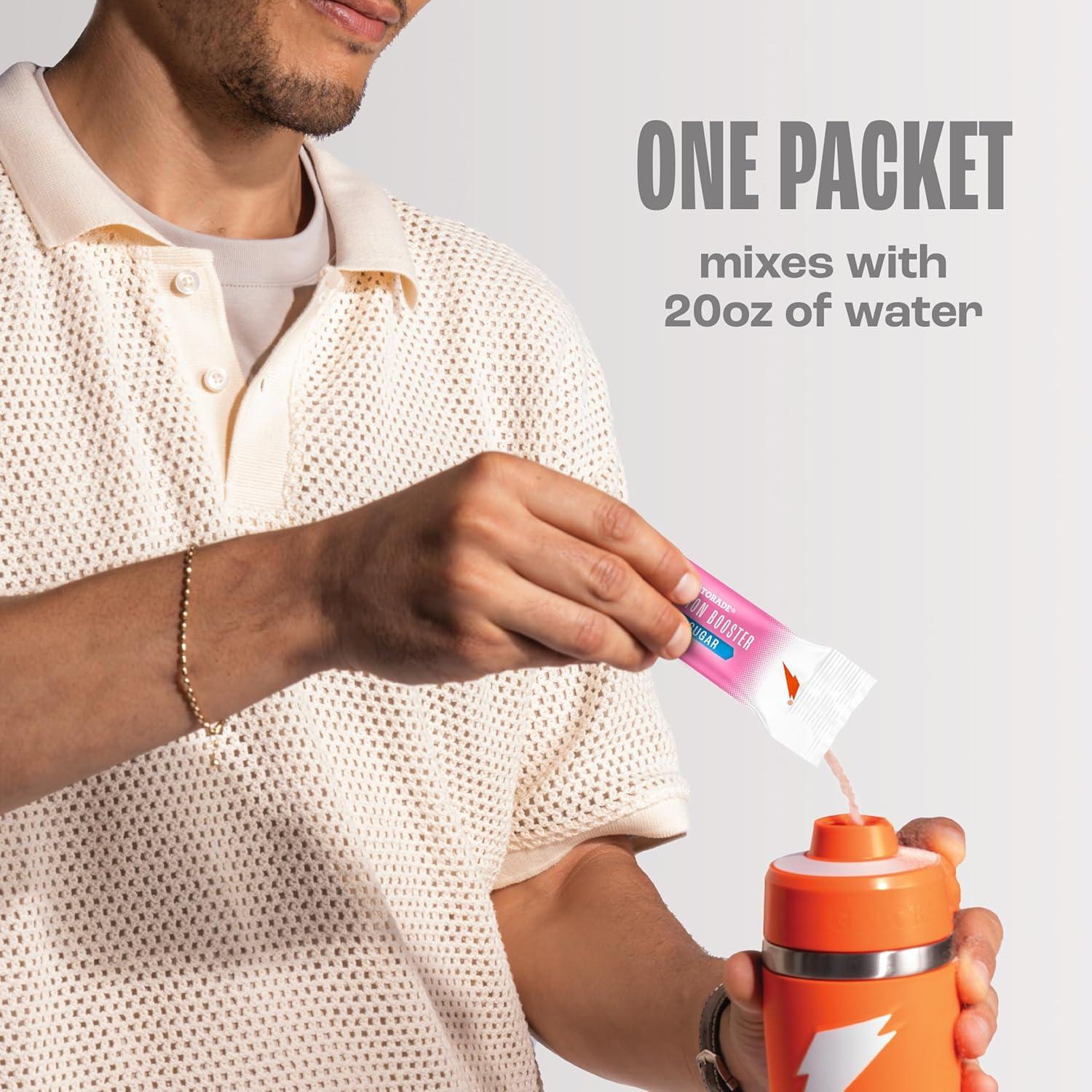 imageGatorade Hydration Booster Zero Sugar Passion Fruit Melon Pack of 6Pink Strawberry Lemonade