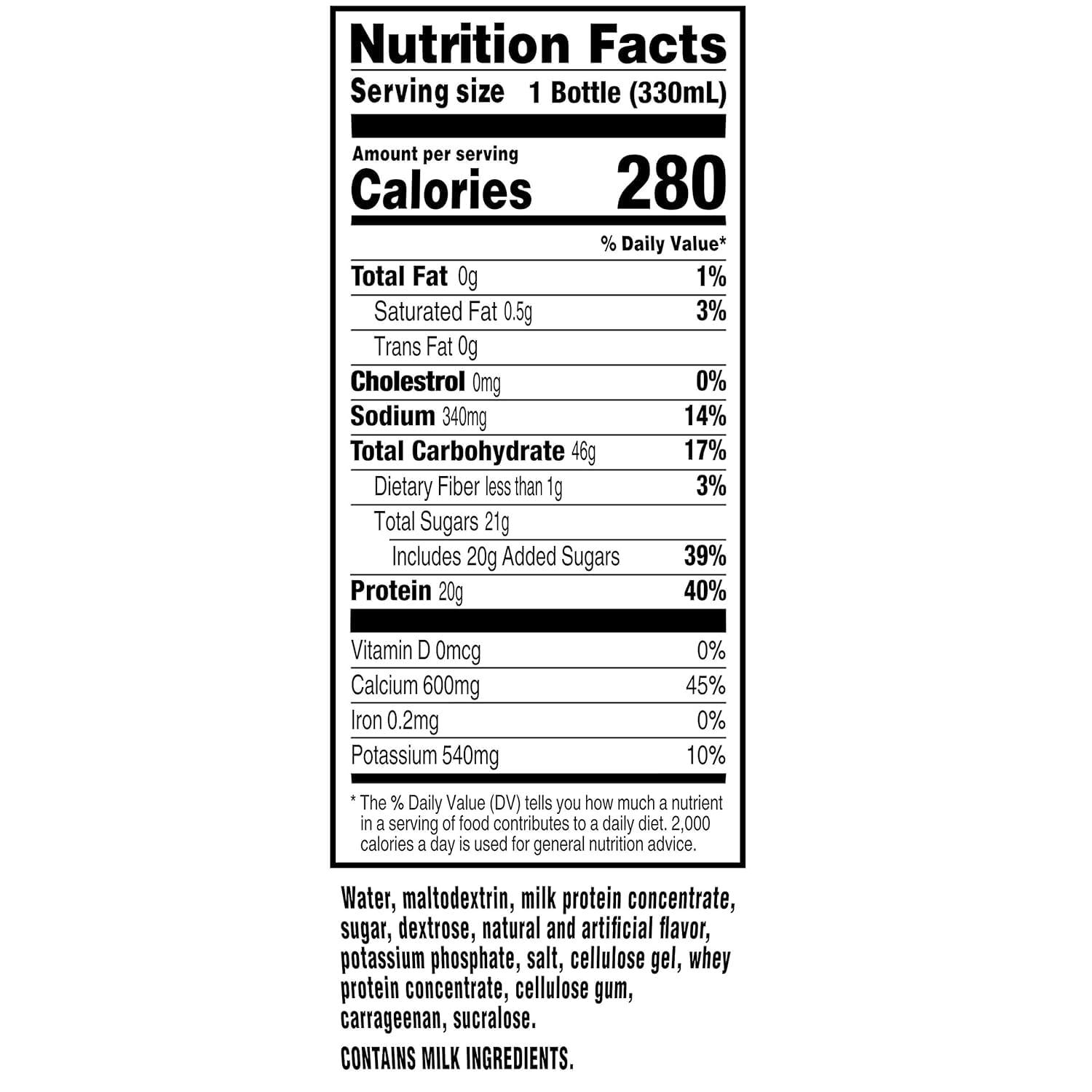 imageGatorade Recover Protein Shake Chocolate 20g Protein 116 fl oz Plastic Bottle Pack of 12Vanilla