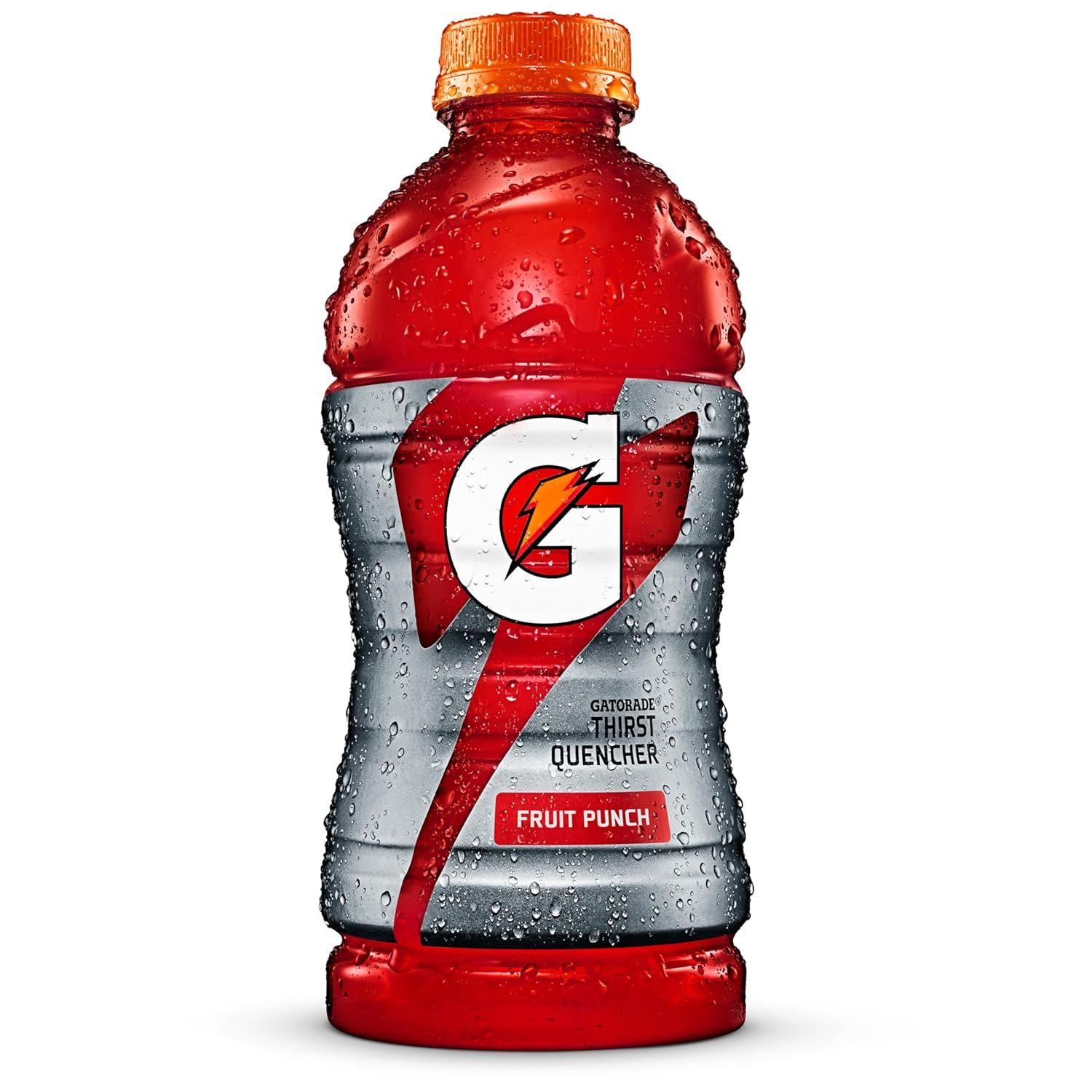 imageGatorade Thrist Quencher Lime Cucumber 12 Fl Oz Pack of 12Fruit Punch