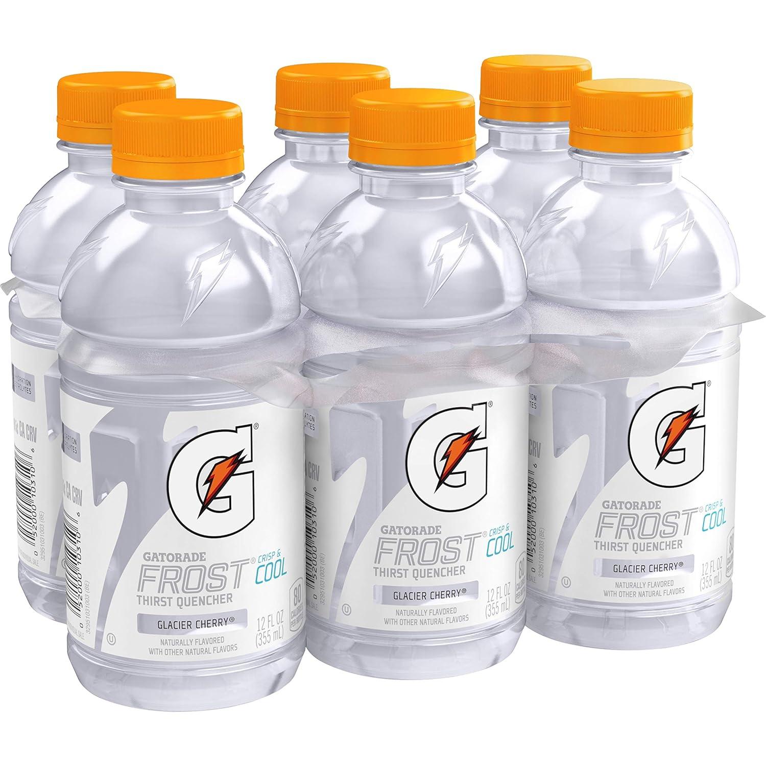 imageGatorade Thrist Quencher Lime Cucumber 12 Fl Oz Pack of 12Glacier Cherry