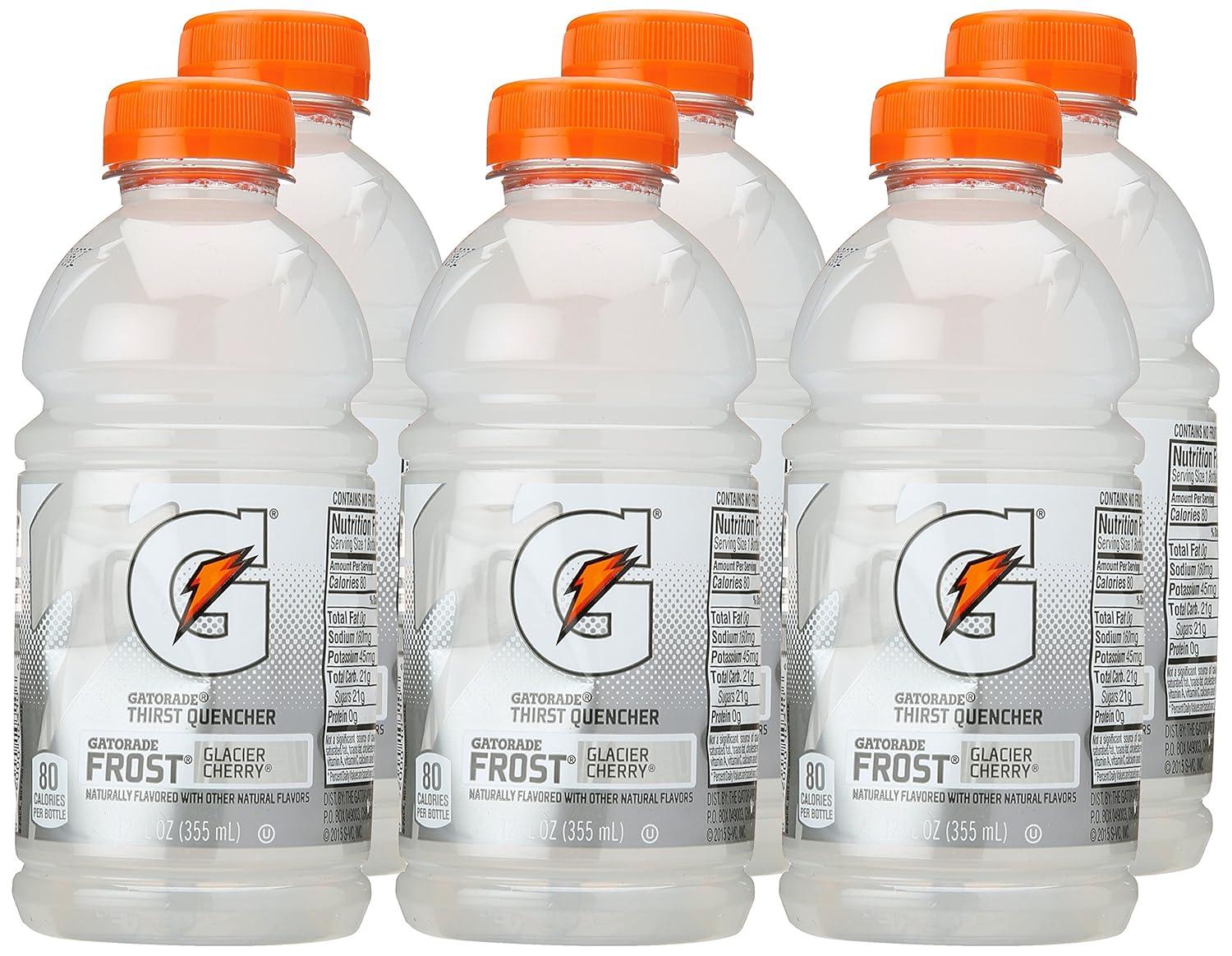 imageGatorade Thrist Quencher Lime Cucumber 12 Fl Oz Pack of 12Glacier Cherry