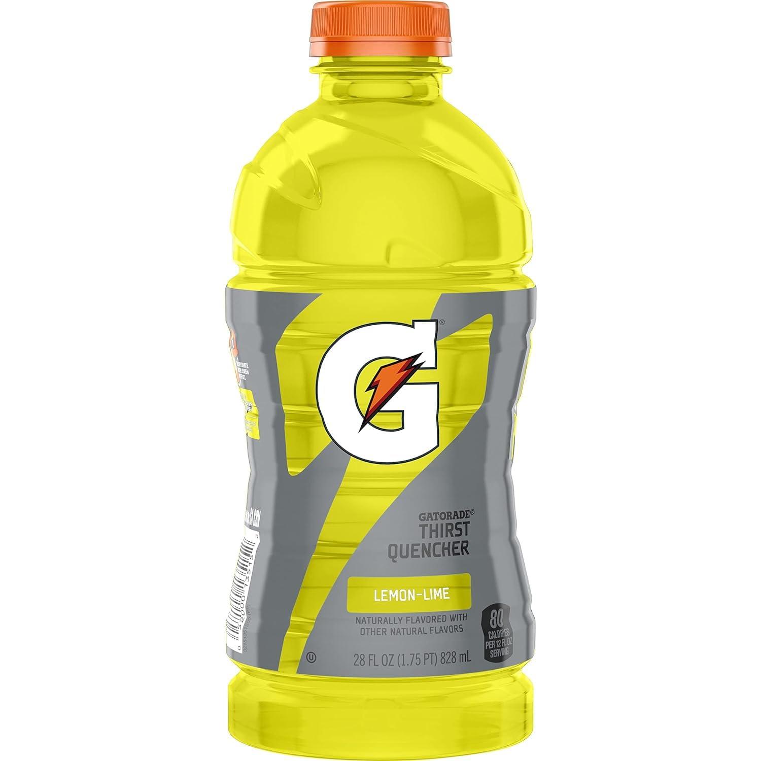 imageGatorade Thrist Quencher Lime Cucumber 12 Fl Oz Pack of 12Lemon Lime