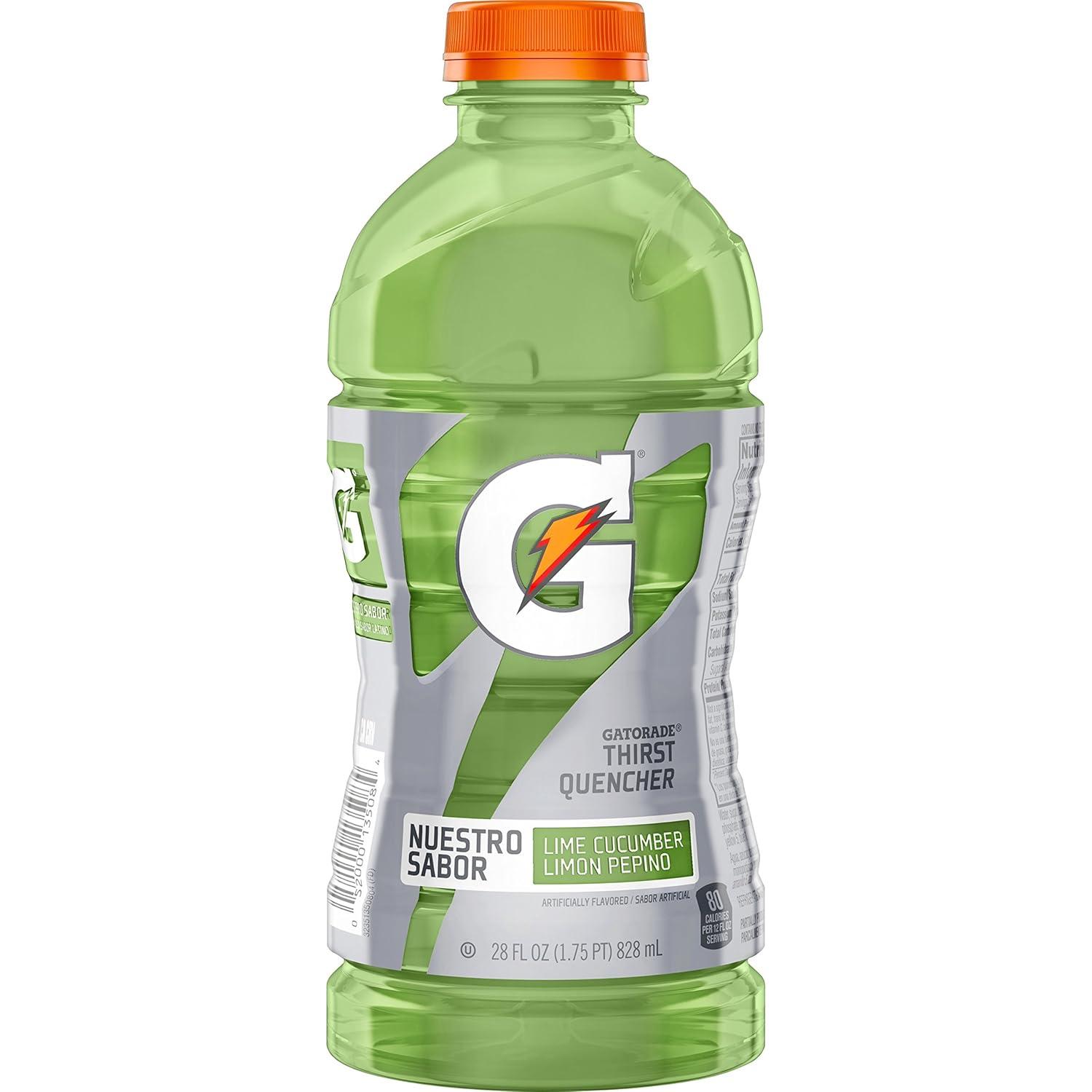 imageGatorade Thrist Quencher Lime Cucumber 12 Fl Oz Pack of 12Lime Cucumber