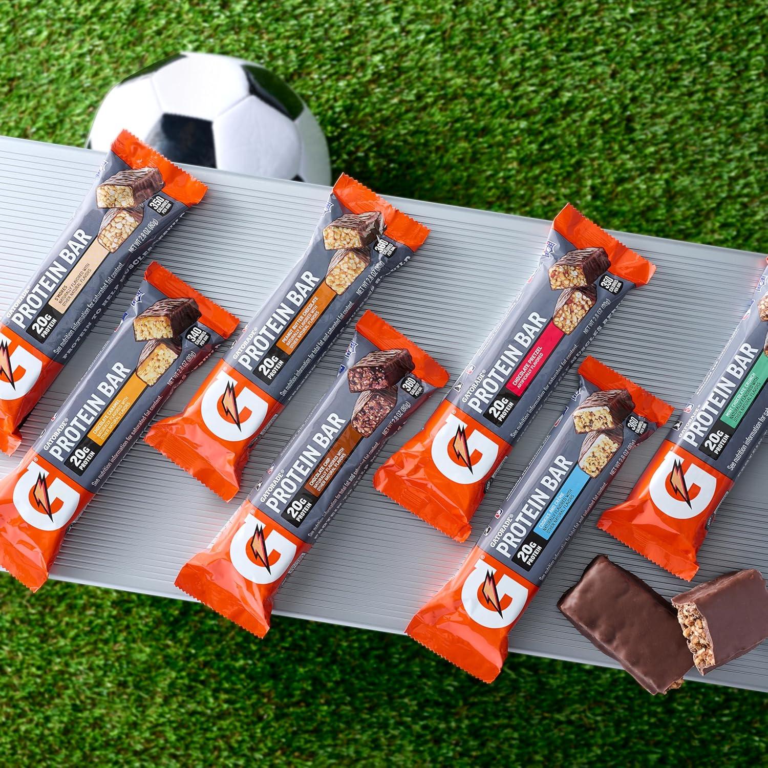 imageGatorade Whey Protein Recover Bars Chocolate Chip 28 ouncePack of 12Chocolate Chip