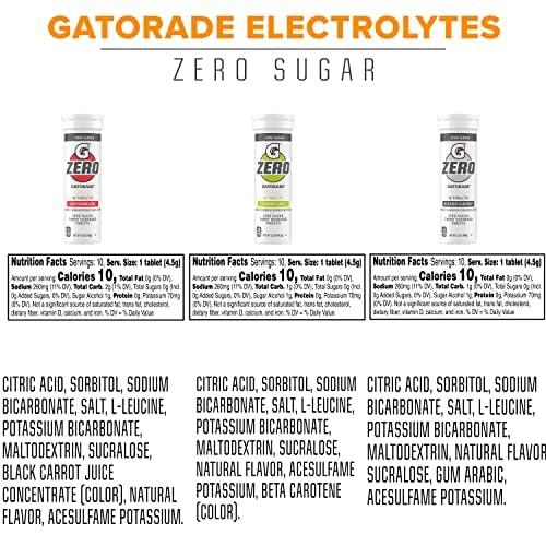 imageGatorade Zero Tablets Variety Pack Pack of 403Flavor Variety Pack