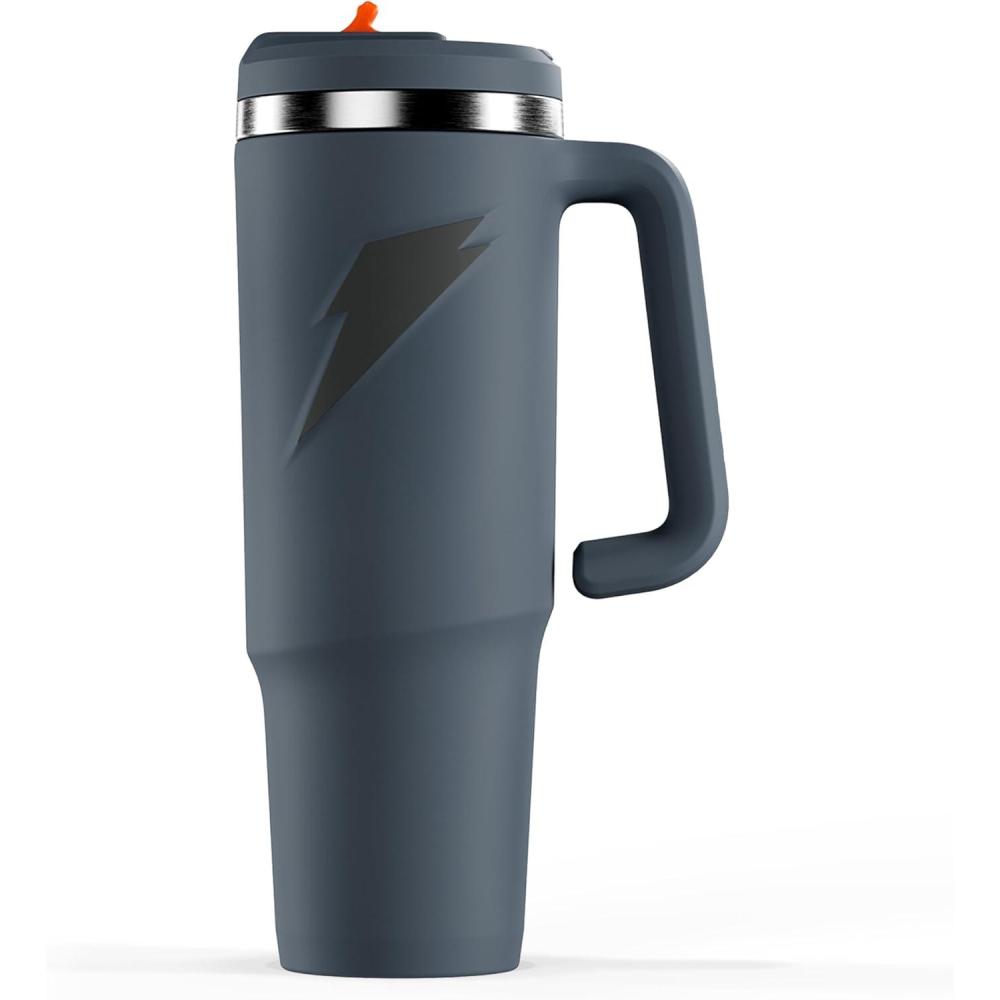 imageGatorade Crossover Stainless Steel Tumbler Bottle White DoubleWall Insulation 36 fl ozGray