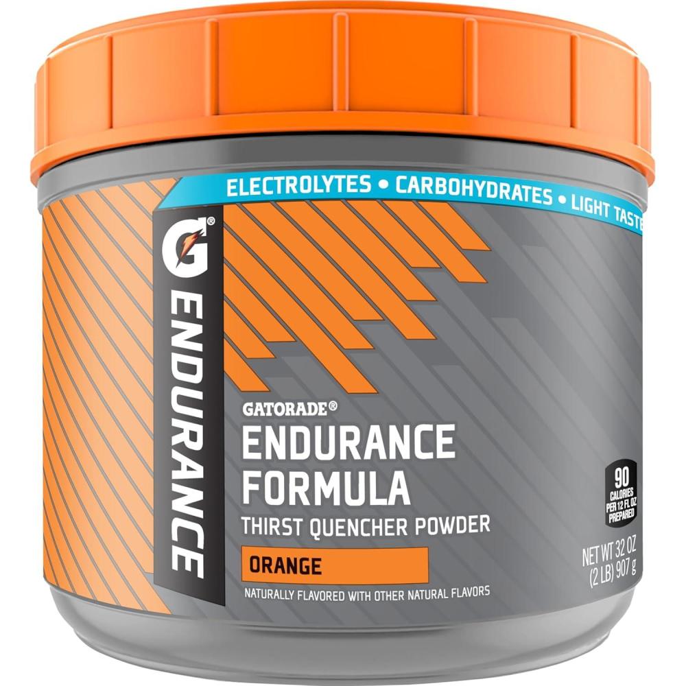 imageGatorade Endurance Formula Powder Orange 32 Ounce Pack of 1Orange