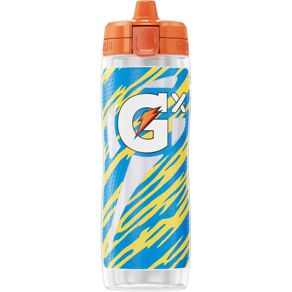 imageGatorade Gx NFL NonSlip Squeeze Bottles Gx Hydration System ampamp Gx Sports Drink Concentrate PodsLos Angeles Chargers