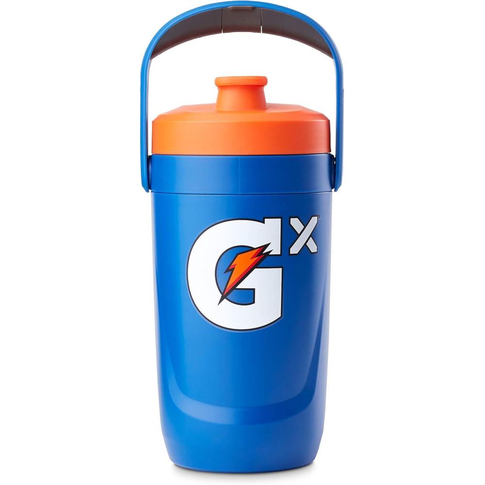 imageGatorade Gx Performance Jug 64oz Leakproof Non Slip Grip Great for Athletes NavyBlue