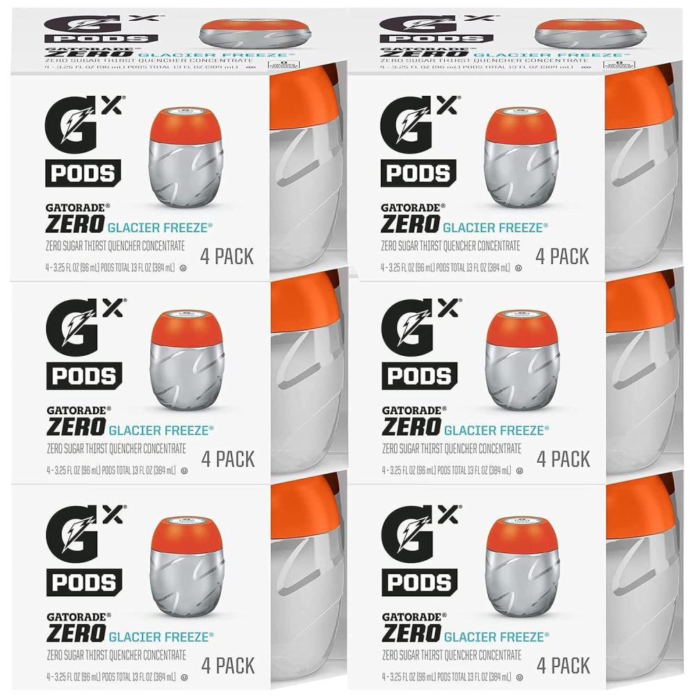 imageGatorade Gx Pods VP New 16ctGlacier Freeze Zero Sugar