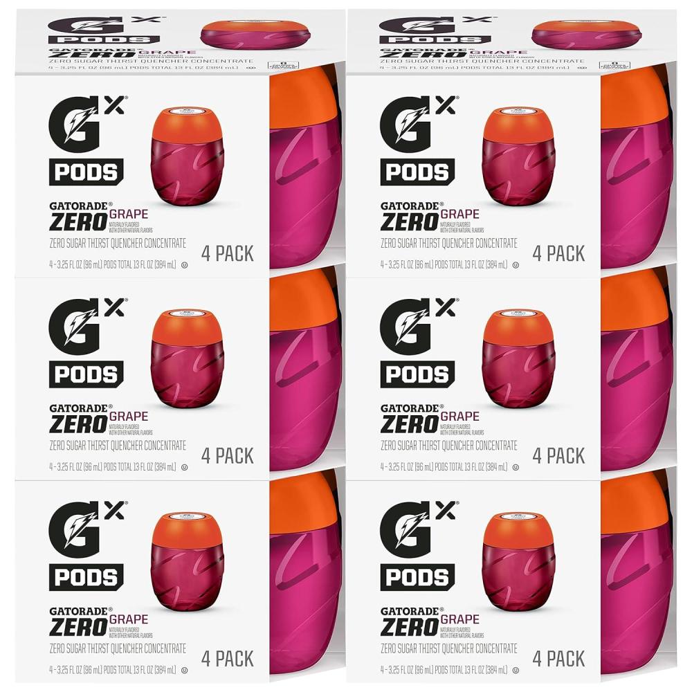 imageGatorade Gx Pods VP New 16ctGrape Zero Sugar
